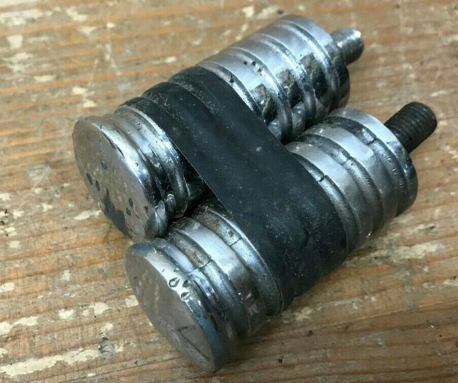 Lot (2) Harley Davidson OEM Brake Shifter Pedal Pad Foot Toe Pedal Rest Ribbed