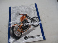 Harley Davidson Peformance Machine 2003 Disc Brakes and Wheels Catalog