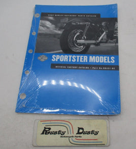 Harley Davidson Official Factory 2002 Sportster Model Parts Catalog 99451-02