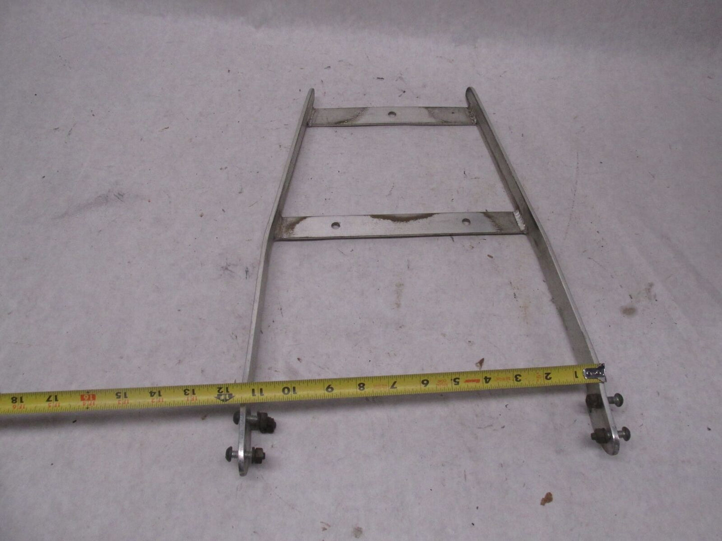 Vintage BMW Airhead Motorcycle Aluminum Rear Luggage Rack Mount Bracket