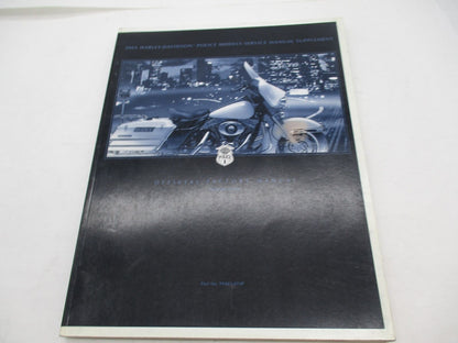 Harley Davidson Official 2001 Police Service Manual Supplement 99483-01SP