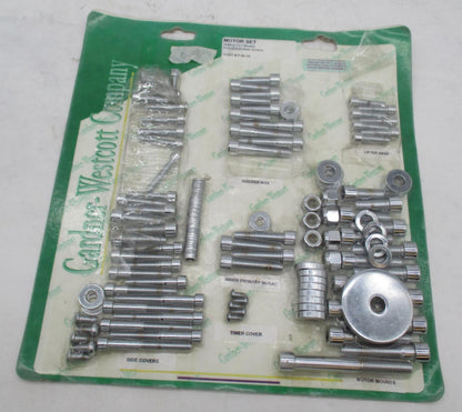 Harley 99-up FLT Gardner Westcott Polished Chrome Motor Allen Screw Set P-88-98