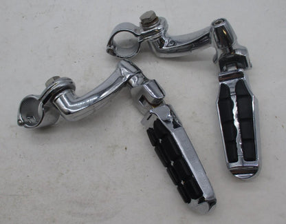 Harley Davidson Genuine Highway Pegs with Crash Engine Guard Bracket Clamps