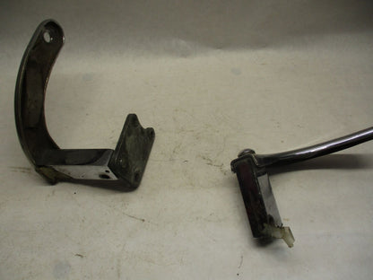 Pair of Harley Davidson Big Twin Chrome Foot Peg Mounting Bracket Extensions