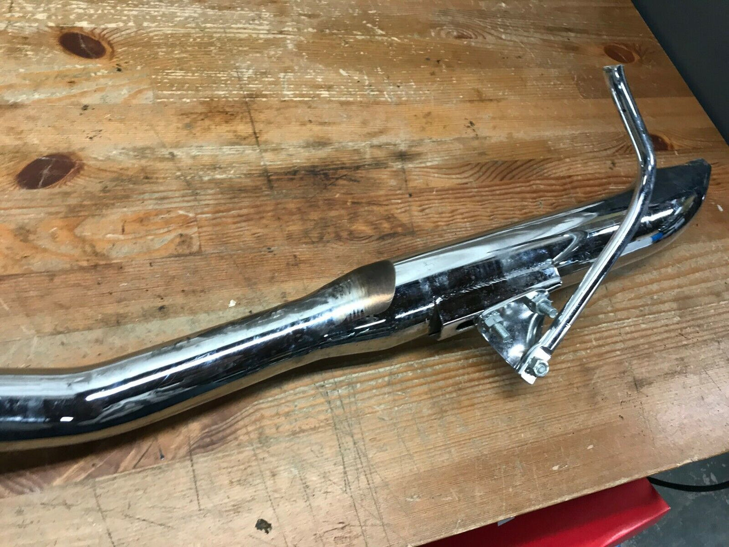 Harley Slash Cut Single Pipe Exhaust Shovelhead FX FXR Touring