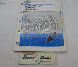 Harley Davidson Official Factory 1979 to 1985 XL Parts Catalog 99451-85A