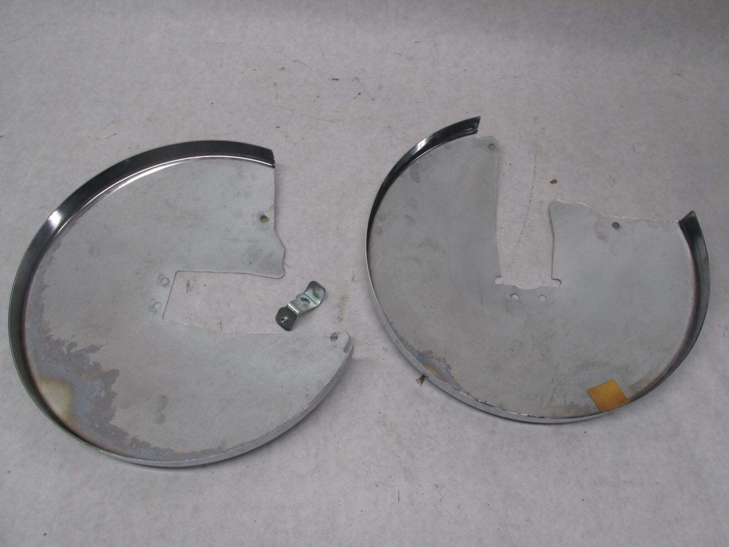 Pair of Harley-Davidson Touring Electra Glide Chrome Rotor Covers 43068-89