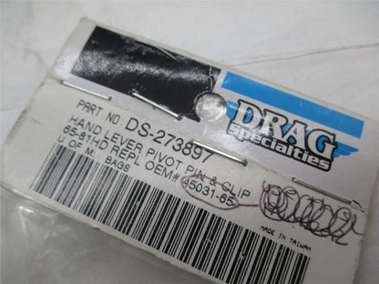 Lot of 4 Drag Specialties Harley Hand Lever Pivot Pin and Clip DS-273897