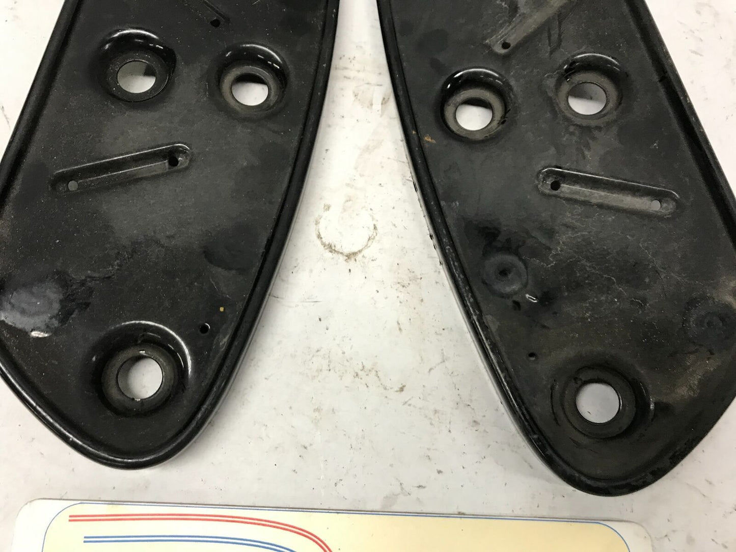 Harley Davidson 2010 - up Black Floor Foot Board Base Plates