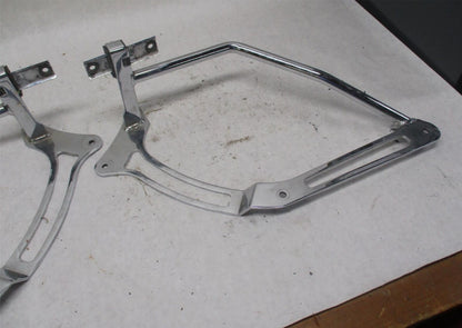 Harley Davidson Chrome Fender Strut Saddlebag Mounting Brackets