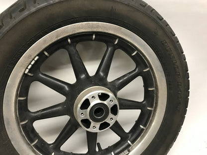 Harley Davidson 16x3 Front Wheel Touring 9 Spoke Black with Tire