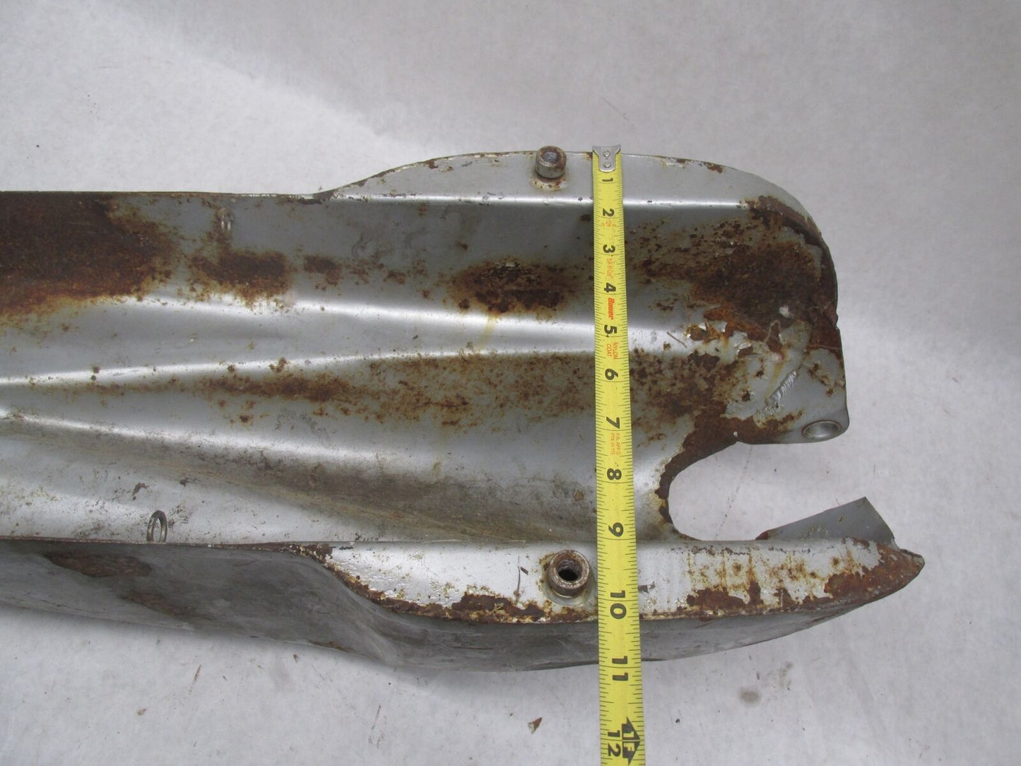 Vintage Italian Made in Itlay Silver Cafe Racer Motorcycle Gas Tank Gilera ?