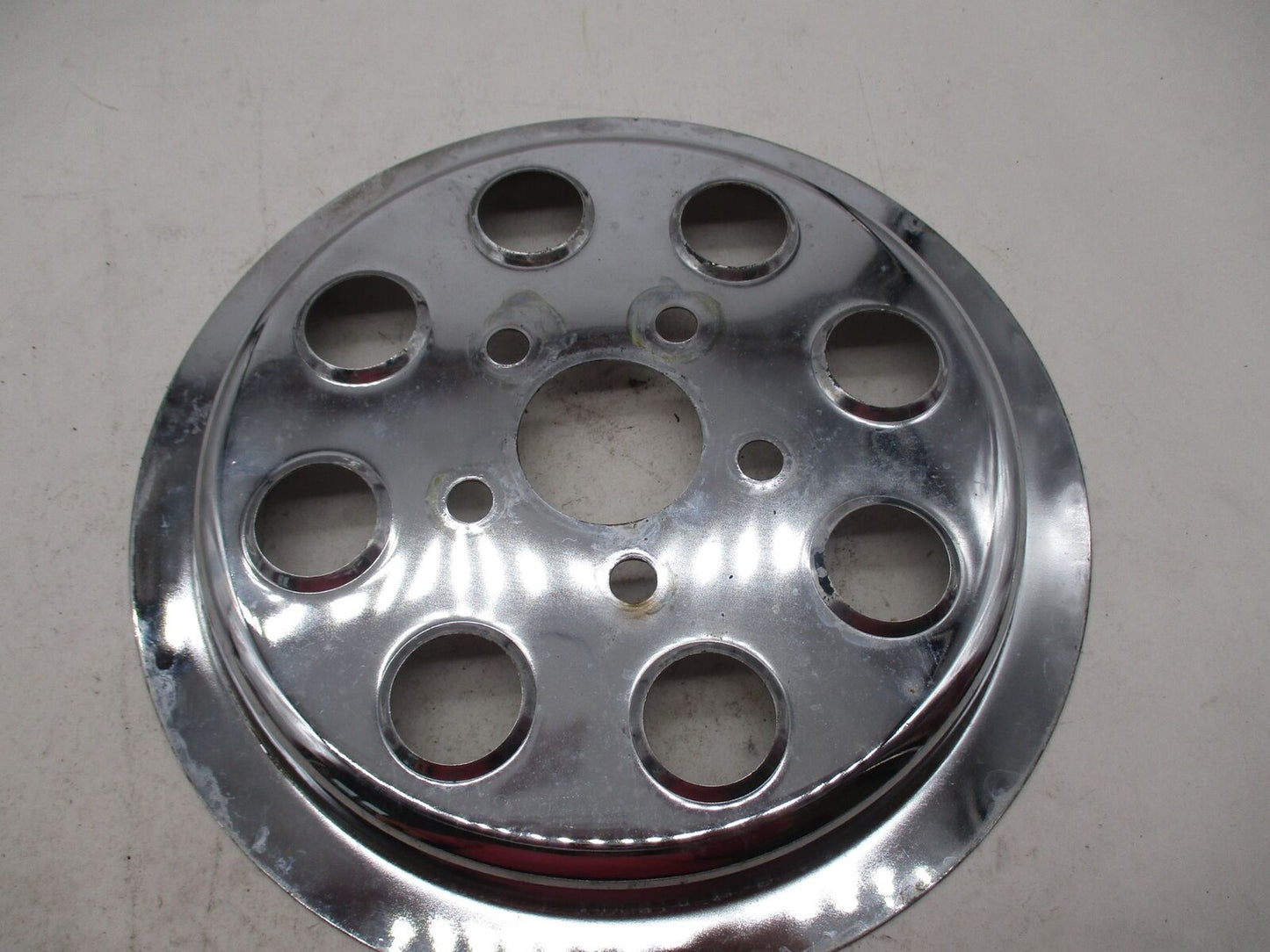 Harley Davidson 5 Hole Sprocket Chrome Cover 11" Diameter