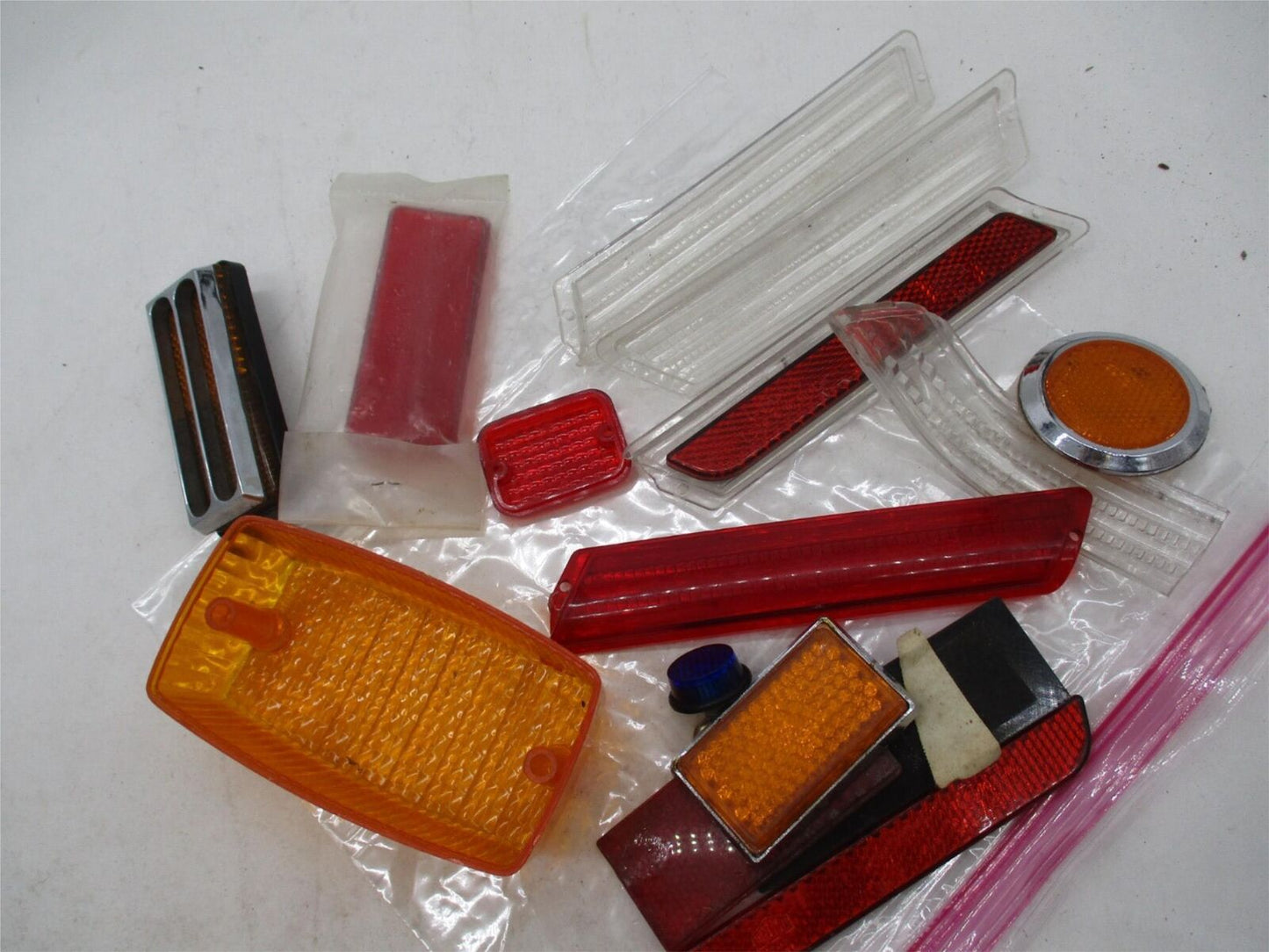 Mixed Lot of Random (Mostly Honda) Tail Light, Reflectors & Marker Lenses