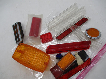 Mixed Lot of Random (Mostly Honda) Tail Light, Reflectors & Marker Lenses