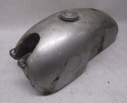 Vintage Italian Made in Itlay Silver Cafe Racer Motorcycle Gas Tank Gilera ?