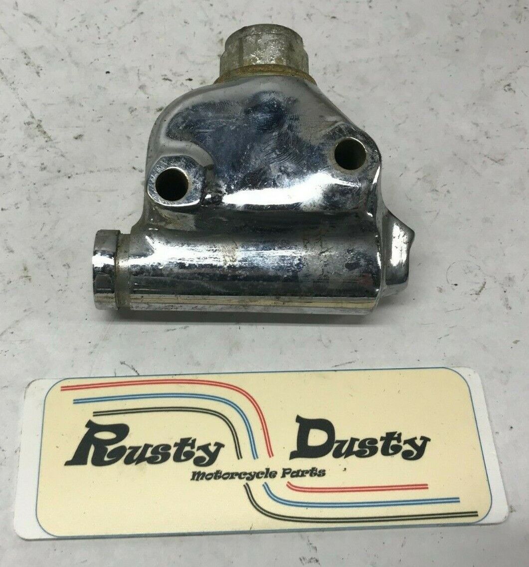 58-82 Harley-Davidson Shovelhead Rear Brake Master Cylinder Chrome Polished