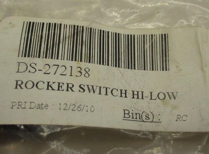 Drag Specialties Harley Davidson Hi-Low Rocker Switch Black DS-272138