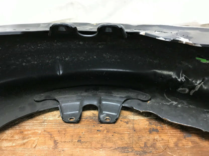 HARLEY 06-13 STREET GLIDE TOURING FRONT FENDER BLACK MATTE FLAT DAMAGED