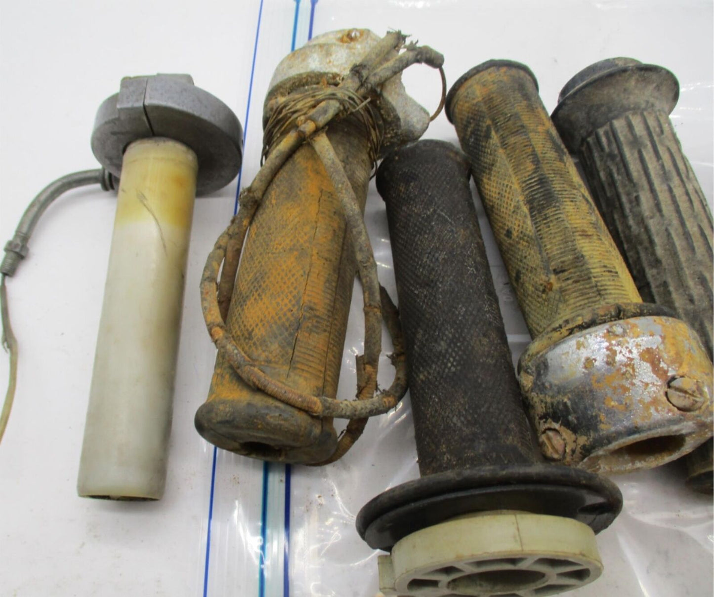 Mixed Lot of Vintage Motorcycle Italian Enduro Throttle Assemblies Magura CEV
