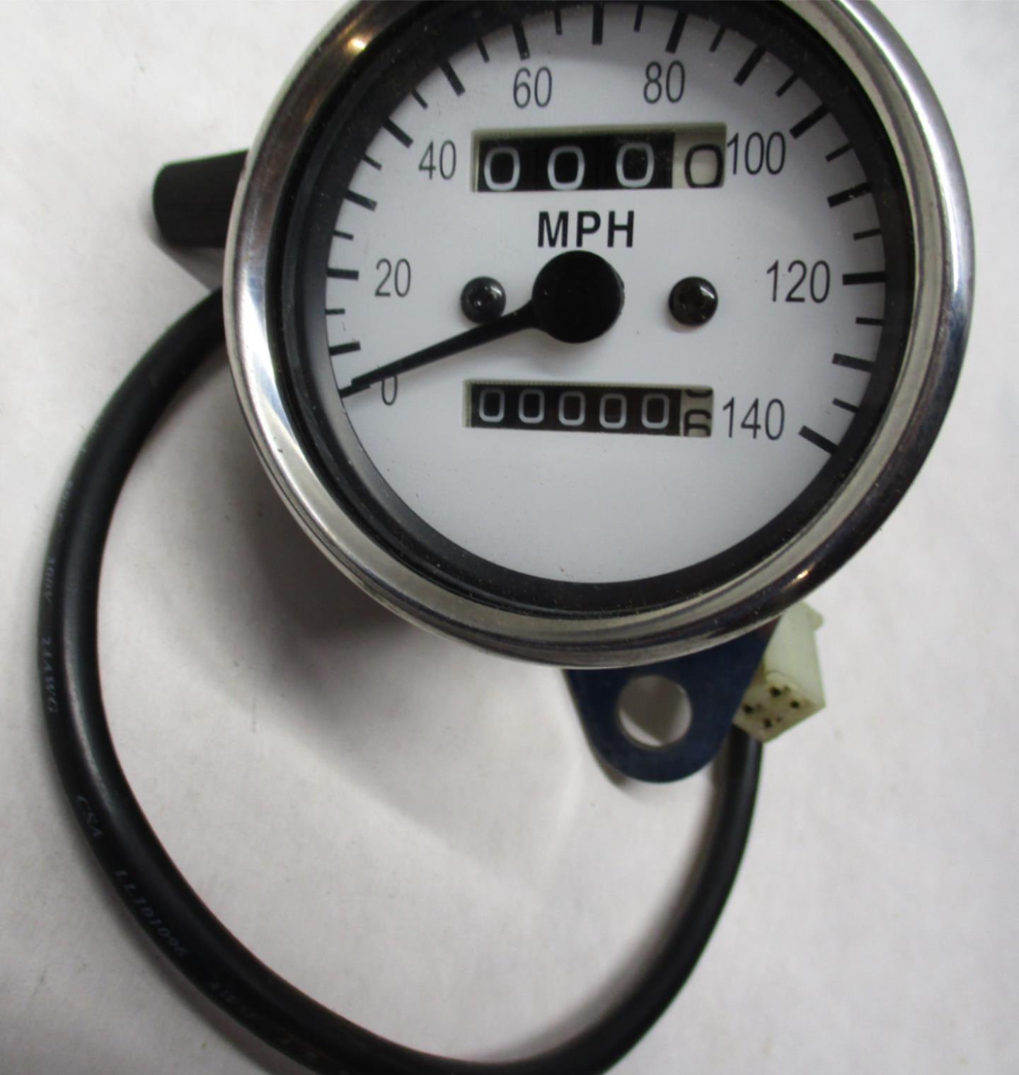 Harley Davidson Aftermarket Speedometer Trip meter Odometer w/ Wires