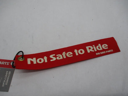 Big Bike Parts Not Safe to Ride Mechanics Safety Flag 4-255