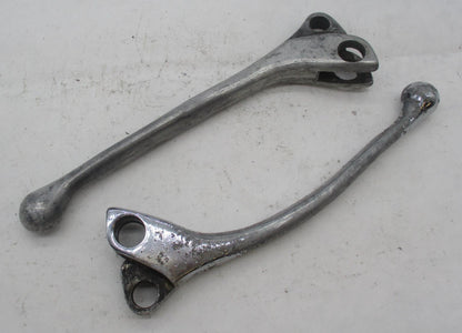 Lot of (2) Harley Panhead Knucklehead Set of Brake Clutch Hand Control Levers