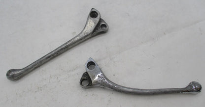 Lot of (2) Harley Panhead Knucklehead Set of Brake Clutch Hand Control Levers