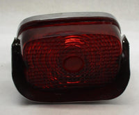 Harley Davidson Guide 97 Rear Tail Light Housing Assembly w/ Chrome wings Visor