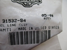 Harley Davidson Genuine NOS Oil Line Clip 31532-94