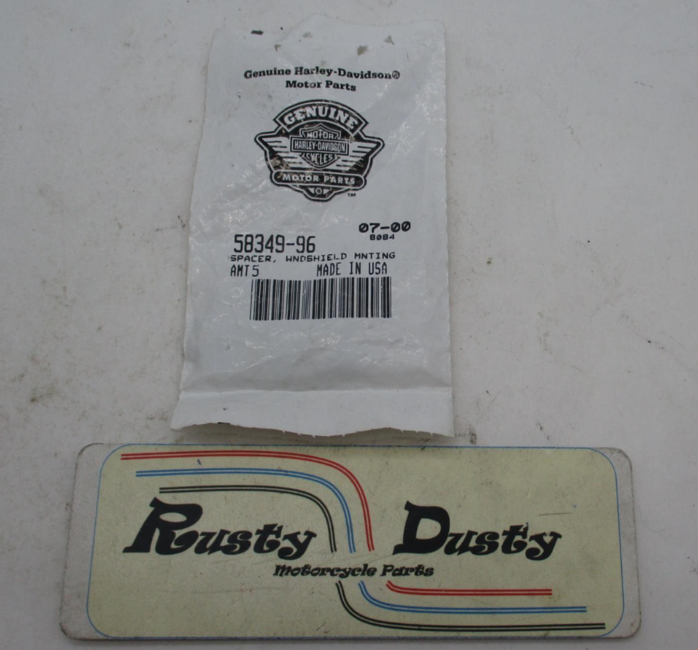 Harley  Genuine NOS OEM 5 Pack Windshield Mounting Washer Spacer 58349-96