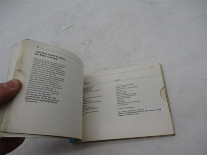Original Vintage BMW Rider's R65 Operation Maintenance Manual Book