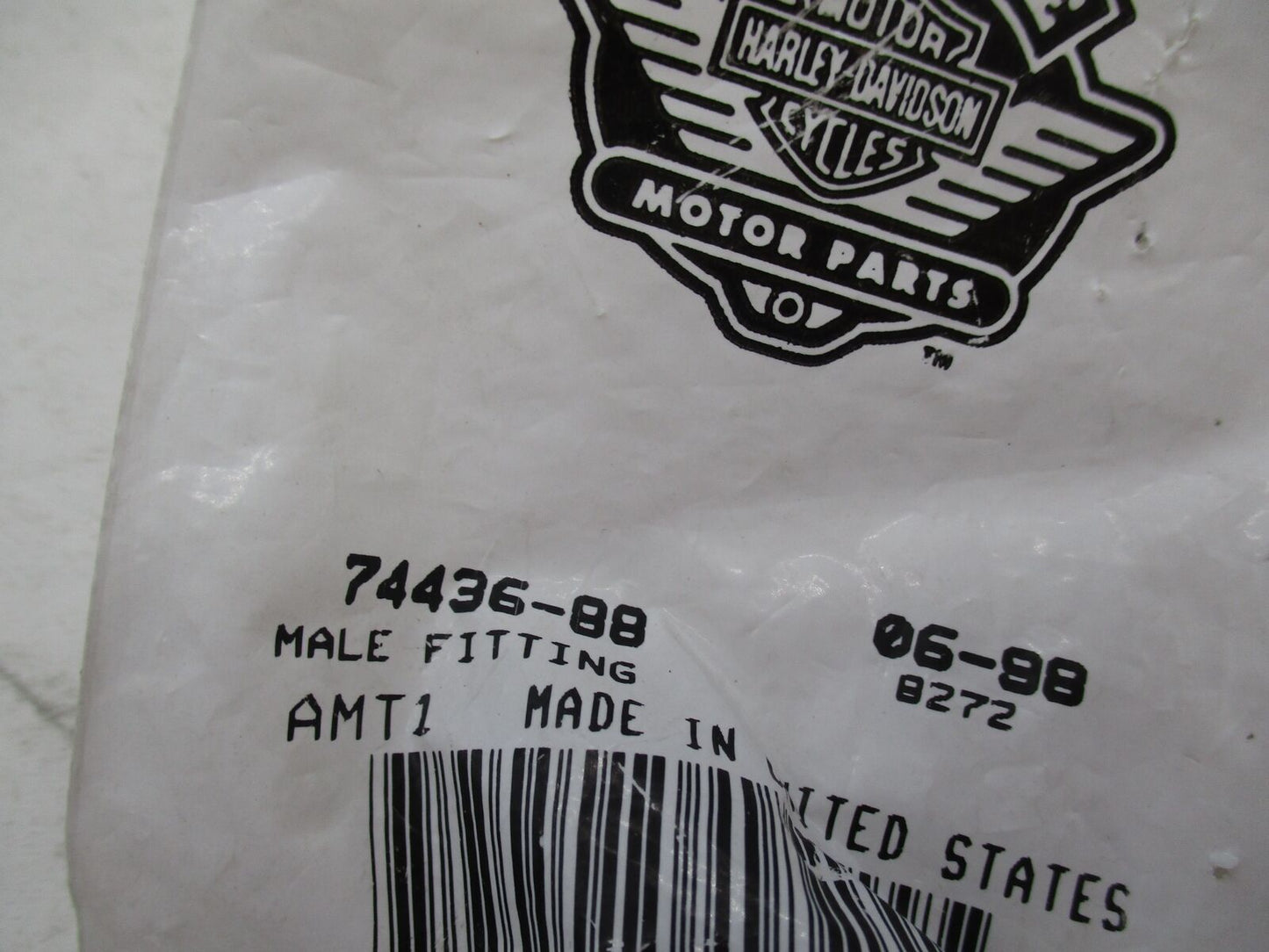 Harley Davidson Genuine NOS Male Fitting 74436-88