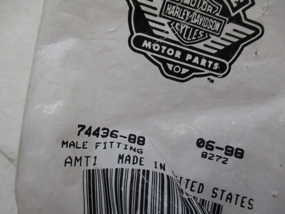 Harley Davidson Genuine NOS Male Fitting 74436-88