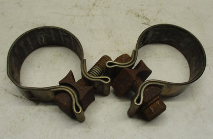 Pair of Harley Davidson Exhaust Muffler Clamps