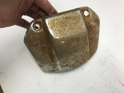 Harley Chrome Headlight Mount Visor Cover Brow Sportster Dyna FXR Shovelhead