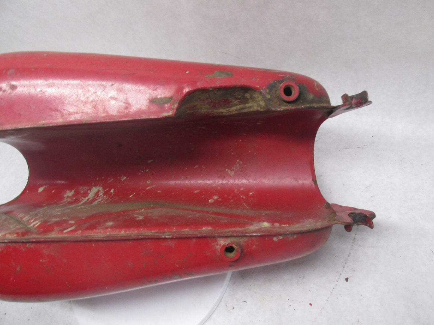 Vintage Original Paint Moto Guzzi Red RARE Gas Fuel Tank Unknown Model