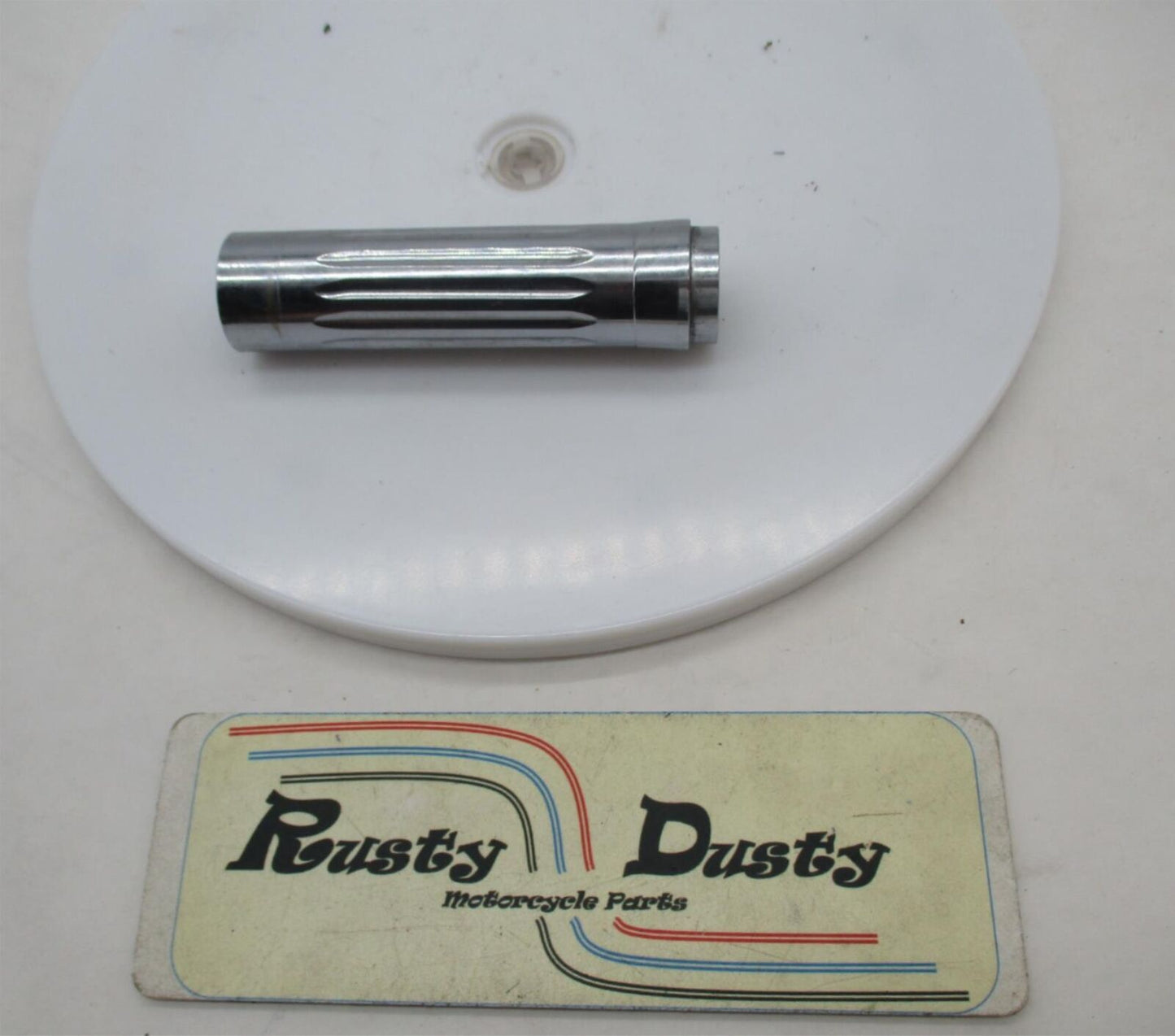 Harley Davidson Chrome Grooved Push Rod Tube Cover