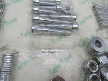 Harley 99-up FLT Gardner Westcott Polished Chrome Motor Allen Screw Set P-88-98
