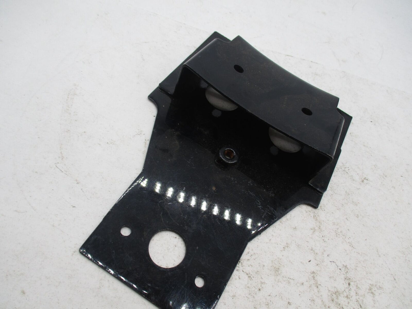 Harley Davidson Black Metal License Plate Bracket Pouch