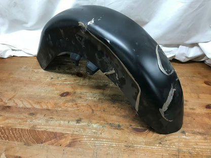 HARLEY 06-13 STREET GLIDE TOURING FRONT FENDER BLACK MATTE FLAT DAMAGED