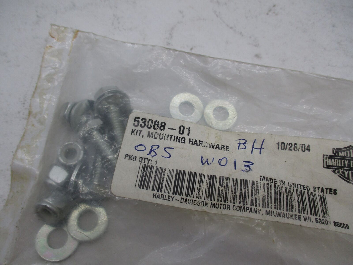 Harley Davidson Genuine NOS Mounting Hardware Kit 53088-01