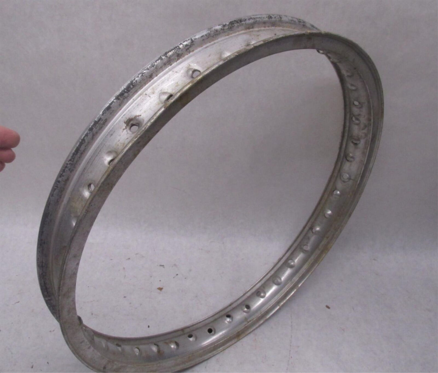 Vintage Motorcycle Enduro Aluminum 40 Spoke 2x 18"  Wheel Rim #5