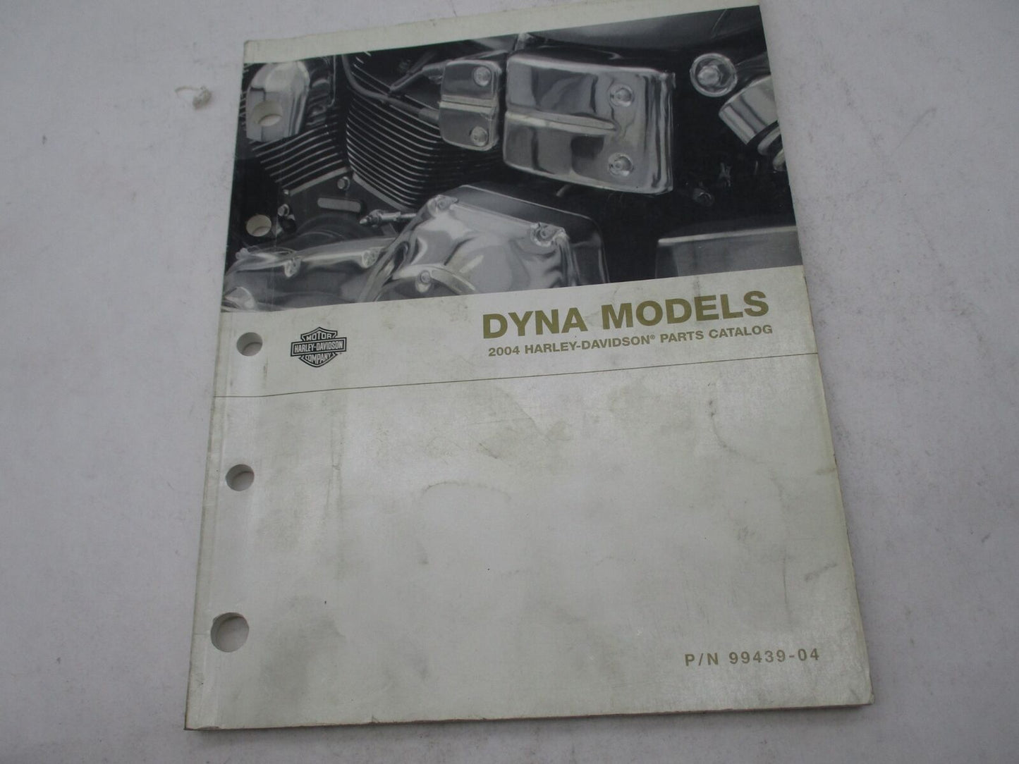 Harley Davidson Official Factory 2004 Dyna Parts Catalog 99439-04