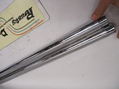 Honda CB CL Kawasaki Suzuki 33mm Fork Tubes 23" Long #4