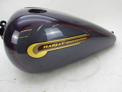 Harley Davidson Genuine NOS Fat BOB Gas Tank Purple & Grey 61586-04B