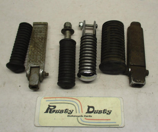 Mixed Lot of Harley Davidson Foot Pegs Foot Rests Chopper Sportster Dyna Softail