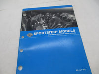 Harley Davidson Official Factory 2005 Sporster Parts Catalog 99451-05