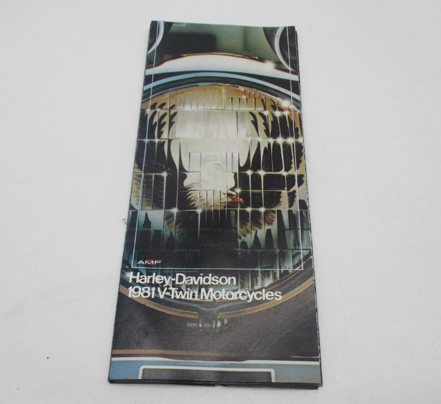 1981 Harley Davidson AMF V-Twin Motorcycle Models Sales Pamphlet Brochure