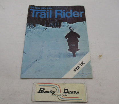 The New England Trail Raider Motorcycle Magazine January 1975 Issue